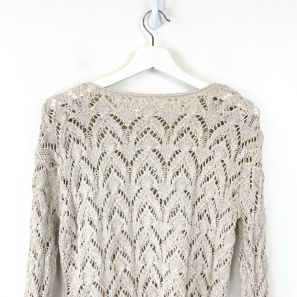 NEW Velvet Ds Cotton Tape Sweater Size S - Picture 5 of 10